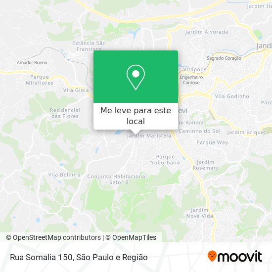 Rua Somalia 150 mapa