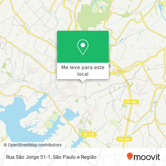 Rua São Jorge 51-1 mapa