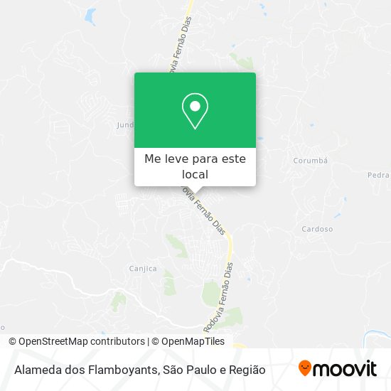 Alameda dos Flamboyants mapa
