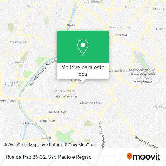 Rua da Paz 26-32 mapa