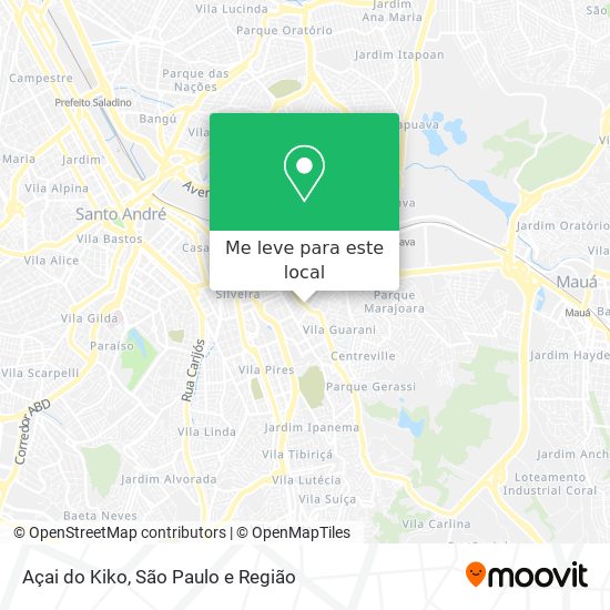 Açai do Kiko mapa