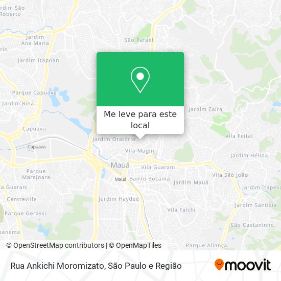 Rua Ankichi Moromizato mapa