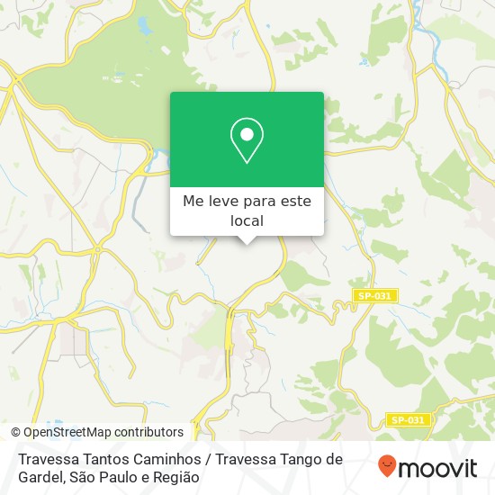 Travessa Tantos Caminhos / Travessa Tango de Gardel mapa