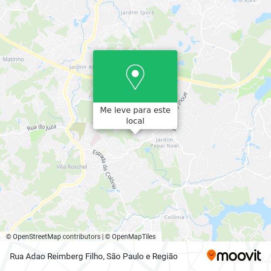 Rua Adao Reimberg Filho mapa