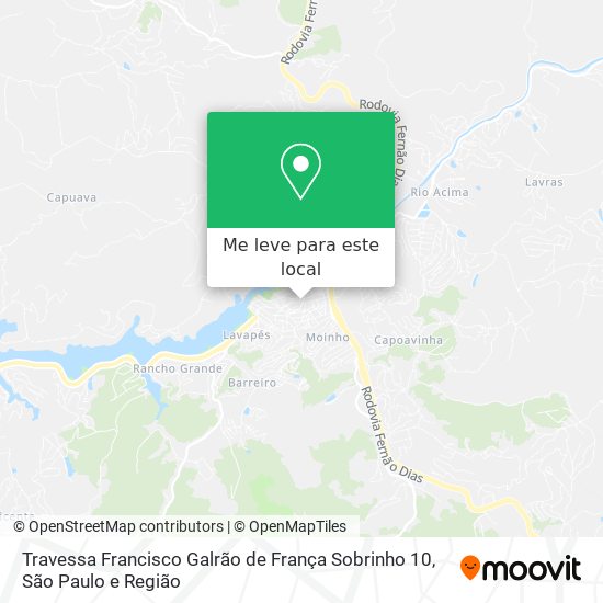 Travessa Francisco Galrão de França Sobrinho 10 mapa