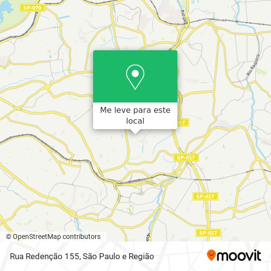 Rua Redenção 155 mapa