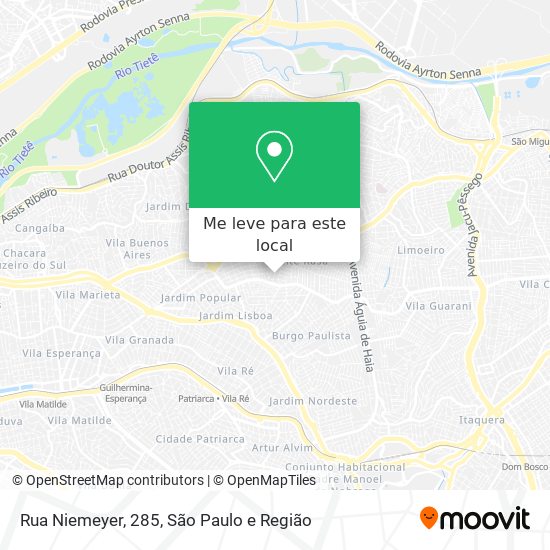 Rua Niemeyer, 285 mapa