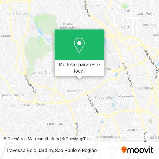 Travessa Belo Jardim mapa