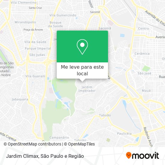 Jardim Climax mapa