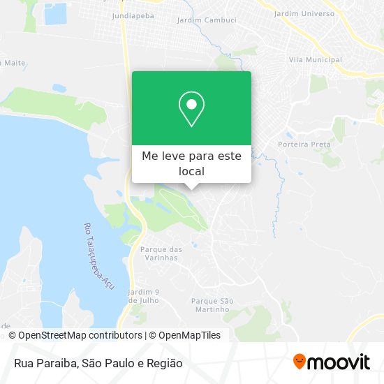 Rua Paraiba mapa