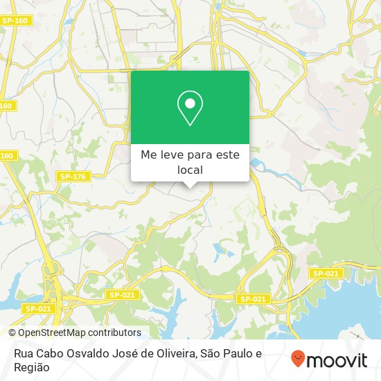 Rua Cabo Osvaldo José de Oliveira mapa