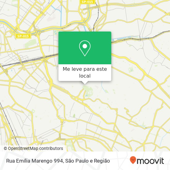 Rua Emília Marengo 994 mapa