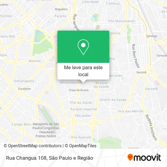 Rua Changua 108 mapa