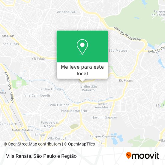Vila Renata mapa