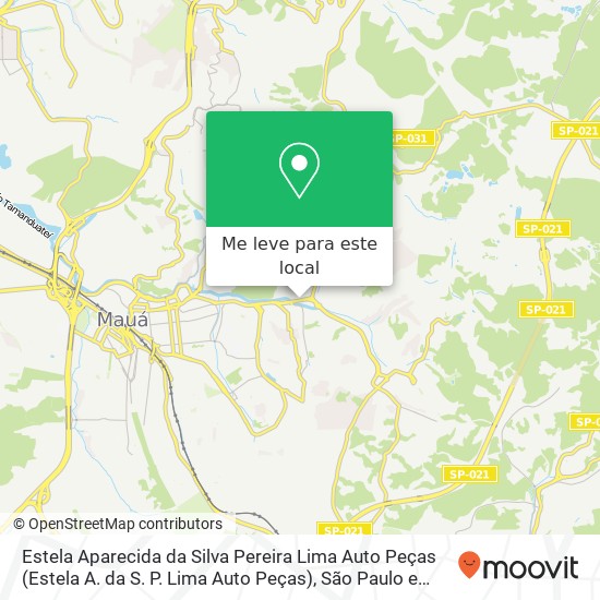 Estela Aparecida da Silva Pereira Lima Auto Peças (Estela A. da S. P. Lima Auto Peças) mapa