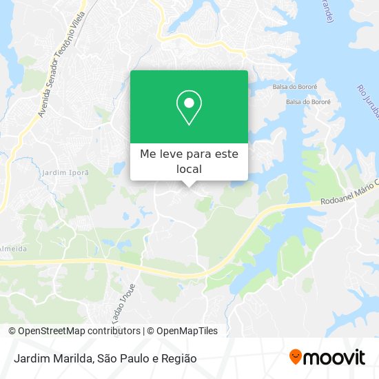 Jardim Marilda mapa