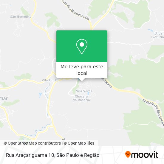 Rua Araçariguama 10 mapa
