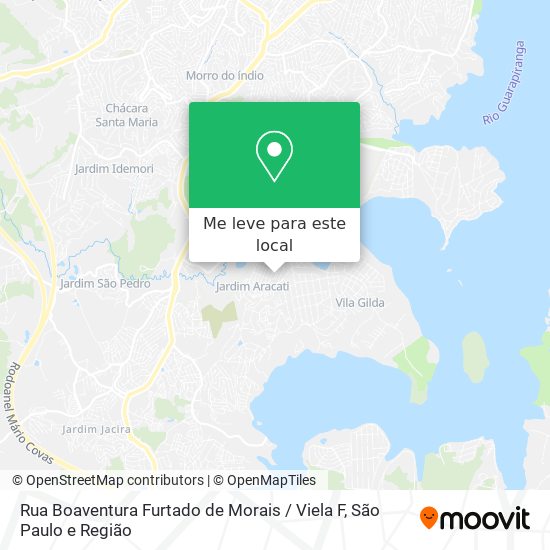 Rua Boaventura Furtado de Morais / Viela F mapa