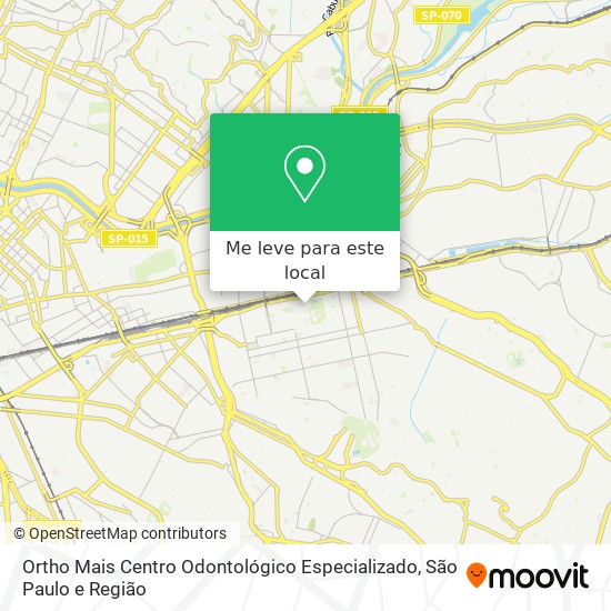 Ortho Mais Centro Odontológico Especializado mapa