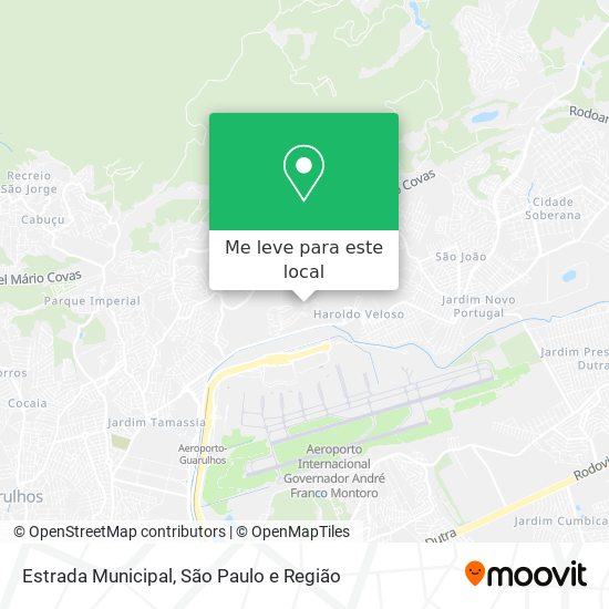 Estrada Municipal mapa