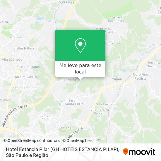 Hotel Estância Pilar (GH HOTEIS ESTANCIA PILAR) mapa