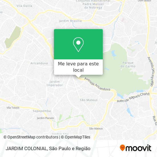 JARDIM COLONIAL mapa
