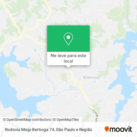 Rodovia Mogi-Bertioga 74 mapa