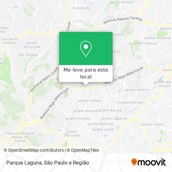 Parque Laguna mapa