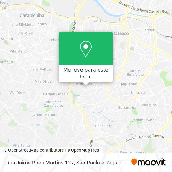 Rua Jaime Píres Martins 127 mapa