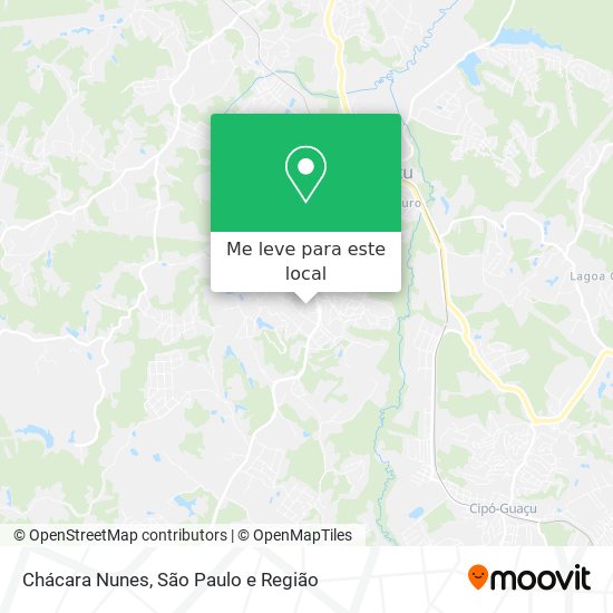 Chácara Nunes mapa