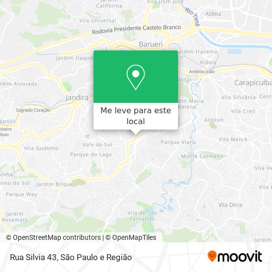 Rua Silvia 43 mapa