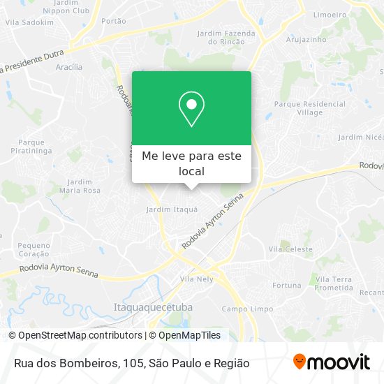 Rua dos Bombeiros, 105 mapa