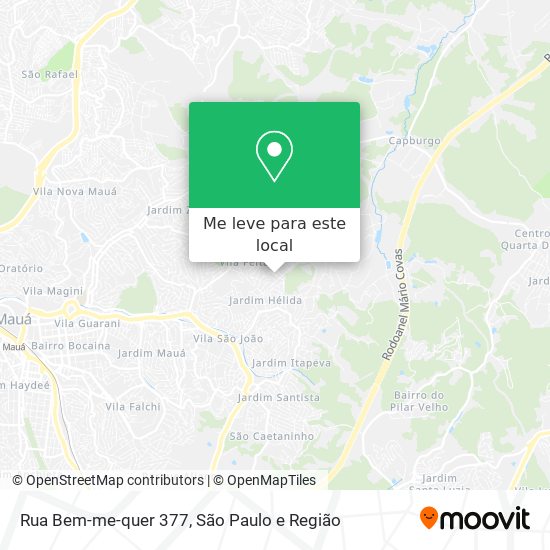 Rua Bem-me-quer 377 mapa