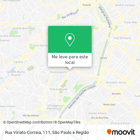 Rua Viriato Correia, 111 mapa