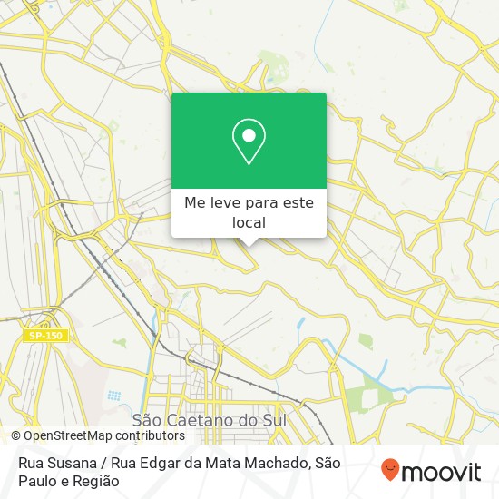 Rua Susana / Rua Edgar da Mata Machado mapa