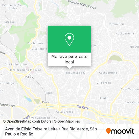 Avenida Elísio Teixeira Leite / Rua Rio Verde mapa