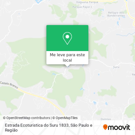 Estrada Ecoturistica do Suru 1833 mapa