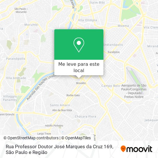 Rua Professor Doutor José Marques da Cruz 169 mapa