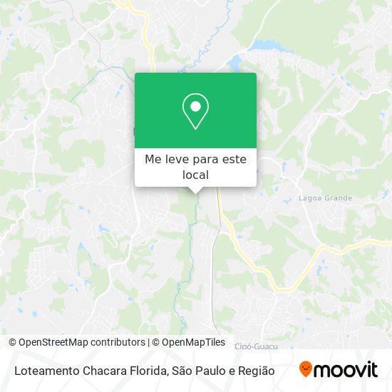 Loteamento Chacara Florida mapa