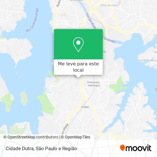 Cidade Dutra mapa