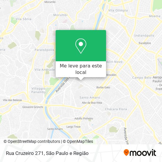 Rua Cruzeiro 271 mapa