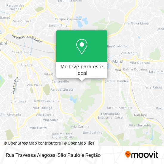 Rua Travessa Alagoas mapa