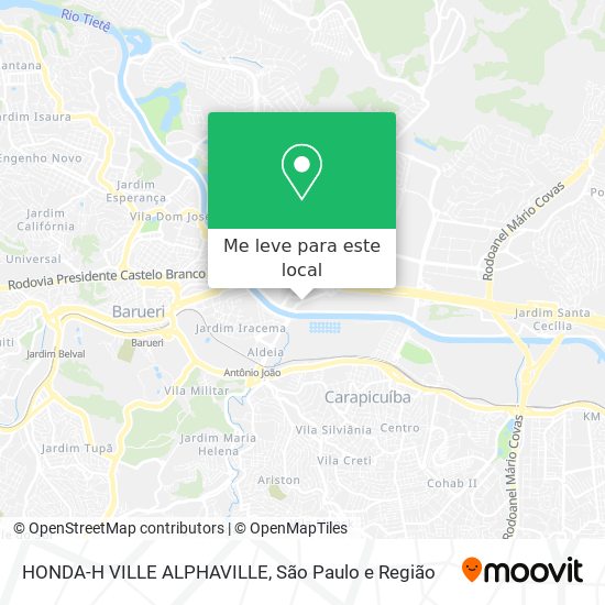 HONDA-H VILLE ALPHAVILLE mapa