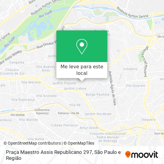 Praça Maestro Assis Republicano 297 mapa