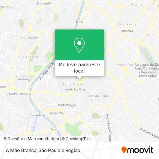 A Mão Branca mapa