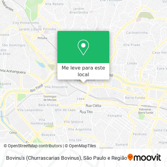 Bovinu's (Churrascarias Bovinus) mapa