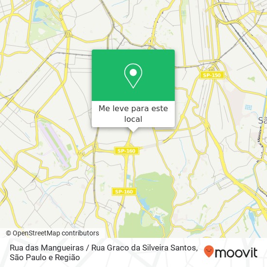 Rua das Mangueiras / Rua Graco da Silveira Santos mapa
