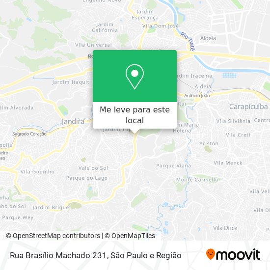 Rua Brasílio Machado 231 mapa