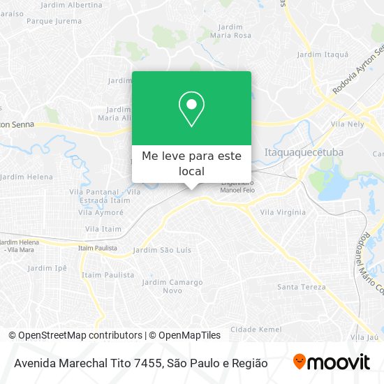 Avenida Marechal Tito 7455 mapa