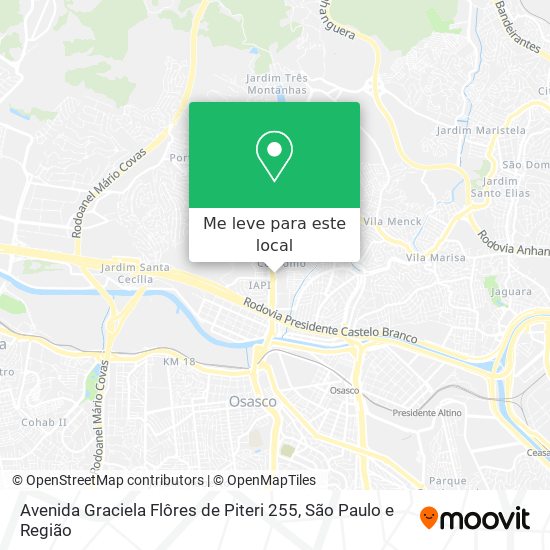 Avenida Graciela Flôres de Piteri 255 mapa